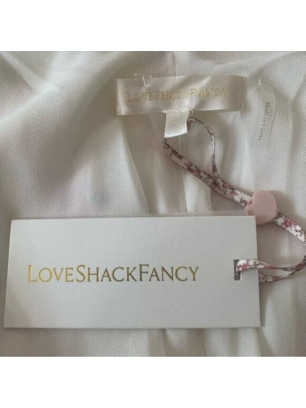 NWT LoveShackFancy Elizabella Lilac Pearl Maxi Dress - Picture 15 of 17